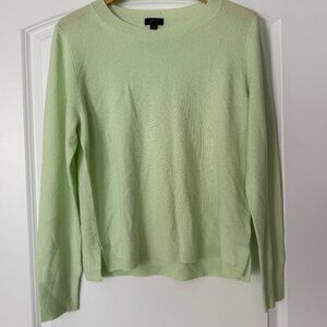Jcrew Cashmere Sweater: Faded Spearmint XL
